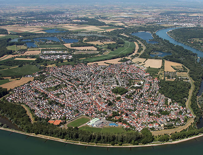 Luftbild Altrip